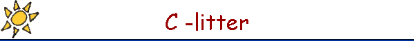 C -litter